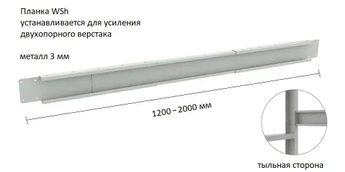 Верстак Практик Expert W120.F2/F2.100