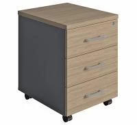 Тумба выкатная NPW-406 L3 вяз натуральный/антрацит