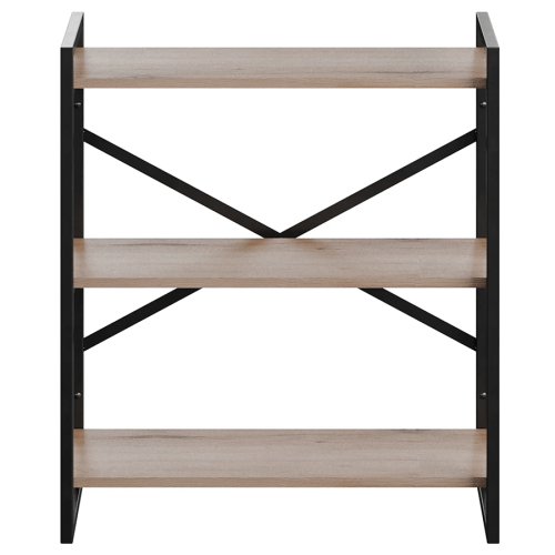 Полка навесная GUTTA 780х690х250 (3 полки) черный/эвок